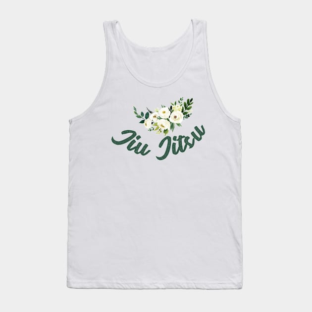 Flowers and jiu jitsu Tank Top by Claudiaco